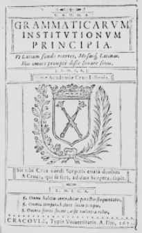 Grammaticarum institutionum principia