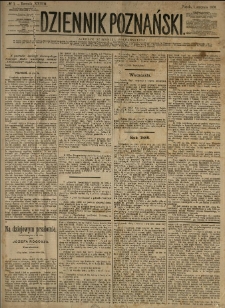 Dziennik Poznański 1886.01.01 R.28 nr1