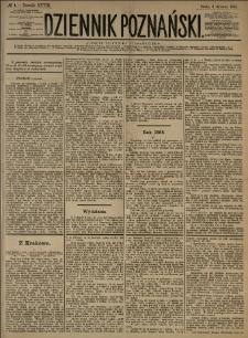 Dziennik Poznański 1886.01.06 R.28 nr4