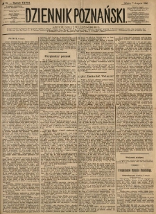 Dziennik Poznański 1886.08.07 R.28 nr178