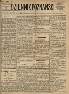 Dziennik Poznański 1886.11.07 R.28 nr255