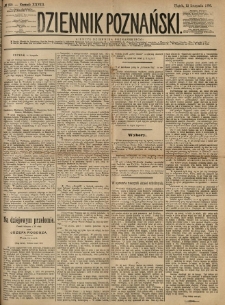 Dziennik Poznański 1886.11.12 R.28 nr259