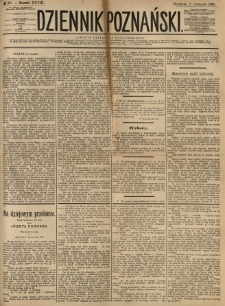 Dziennik Poznański 1886.11.21 R.28 nr267