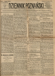 Dziennik Poznański 1886.11.25 R.28 nr270