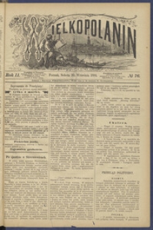 Wielkopolanin 1884.09.20 R.2 Nr76