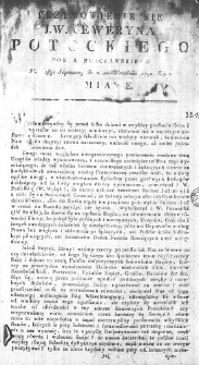 Przymowienie się J. W. Seweryna Potockiego Posła Bracławskiego na Sessyi Seymowey Dnia 10. Września 1790. Roku miane