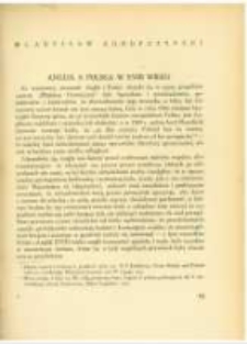 Anglia a Polska w XVIII wieku. Pamiętnik Biblioteki Kórnickiej Z. 4.