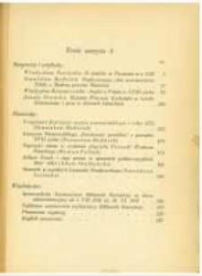 Treść zeszytu 4. Pamiętnik Biblioteki Kórnickiej Z. 4.