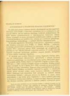 Autoreferat o własnych pracach naukowych. Pamiętnik Biblioteki Kórnickiej Z. 5.