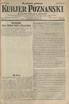 Kurier Poznański 1932.10.27 R.27 nr492