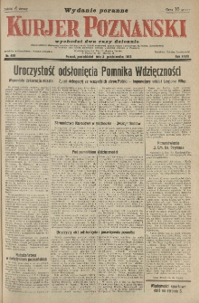 Kurier Poznański 1932.10.31 R.27 nr499