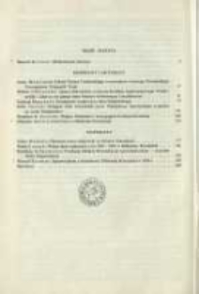 Treść zeszytu 14. Pamiętnik Biblioteki Kórnickiej Z. 14.