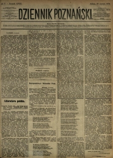 Dziennik Poznański 1876.01.22 R.18 nr17