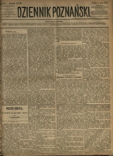 Dziennik Poznański 1876.05.03 R.18 nr101