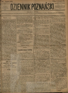 Dziennik Poznański 1876.11.11 R.18 nr258