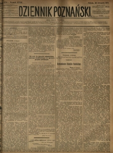 Dziennik Poznański 1876.11.25 R.18 nr270