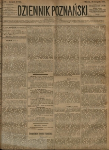 Dziennik Poznański 1876.11.28 R.18 nr272
