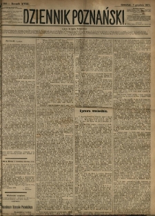 Dziennik Poznański 1876.12.07 R.18 nr280