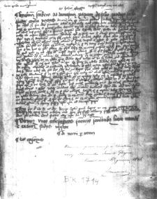 Zapiska Jana z Głogowa, profesora Akademii Krakowskiej