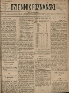 Dziennik Poznański 1874.01.15 R.16 nr11