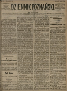 Dziennik Poznański 1874.05.13 R.16 nr108