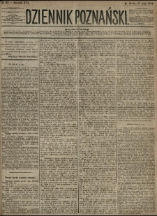 Dziennik Poznański 1874.05.27 R.16 nr118