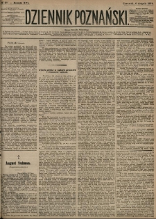 Dziennik Poznański 1874.08.06 R.16 nr177