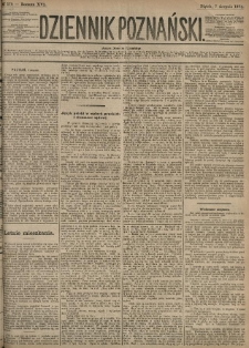 Dziennik Poznański 1874.08.07 R.16 nr178