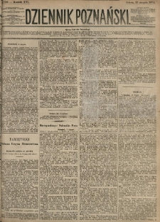 Dziennik Poznański 1874.08.22 R.16 nr190