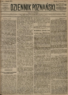 Dziennik Poznański 1874.09.01 R.16 nr198