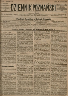 Dziennik Poznański 1874.09.30 R.16 nr222