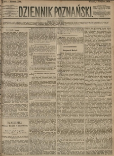 Dziennik Poznański 1874.11.03 R.16 nr251