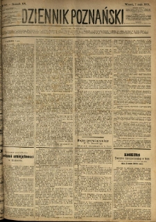 Dziennik Poznański 1878.05.07 R.20 nr105