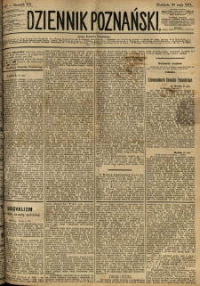 Dziennik Poznański 1878.05.26 R.20 nr121