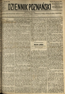 Dziennik Poznański 1878.08.20 R.20 nr189