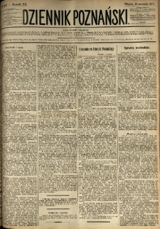 Dziennik Poznański 1878.09.10 R.20 nr207
