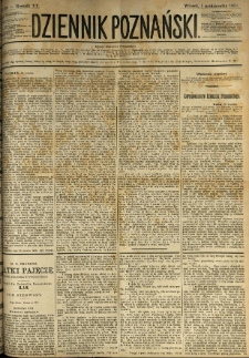 Dziennik Poznański 1878.10.01 R.20 nr225