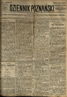 Dziennik Poznański 1878.11.19 R.20 nr266