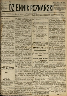 Dziennik Poznański 1878.11.23 R.20 nr270