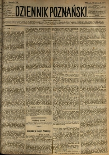 Dziennik Poznański 1878.11.26 R.20 nr272