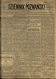 Dziennik Poznański 1878.12.01 R.20 nr277