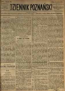 Dziennik Poznański 1878.12.18 R.20 nr291