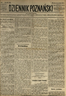 Dziennik Poznański 1878.12.24 R.20 nr296