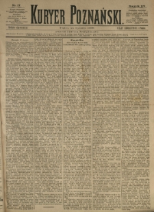 Kurier Poznański 1886.01.22 R.15 nr17