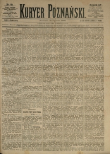 Kurier Poznański 1886.01.31 R.15 nr25
