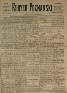 Kurier Poznański 1886.02.17 R.15 nr38