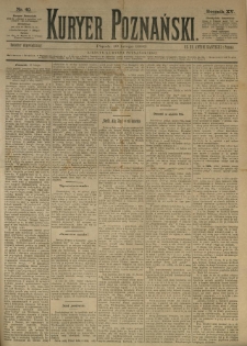 Kurier Poznański 1886.02.19 R.15 nr40