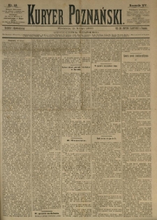 Kurier Poznański 1886.02.21 R.15 nr42