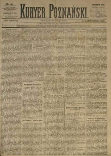 Kurier Poznański 1886.02.25 R.15 nr45
