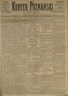 Kurier Poznański 1886.02.27 R.15 nr47